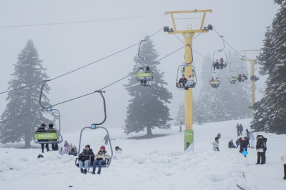 Uludağ'da sömestr öncesi tatilciye müjde