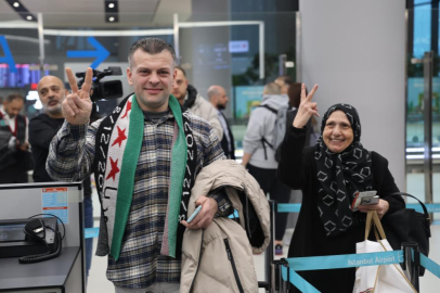 Suriye'ye gözyaşlarıyla ilk uçuş