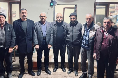 Eski Başkan Davut Aydın ziyaretlerine devam ediyor