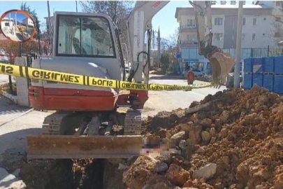 Korkunç kaza: Kepçe kovası işçiyi ezdi