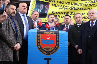 Şoförlerden Ankara’da toplu açıklama…