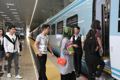 Raylarda bayram trafiği