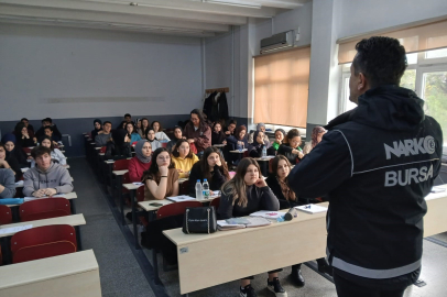 Bursa Narkotik polisi 4 günde 4 bin genci uyardı