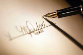 İmza atarken dikkat !