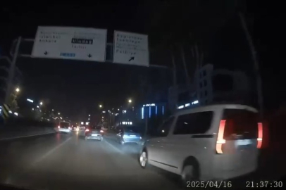 Bursa'da makas atan araçlar, trafiği tehlikeye soktu