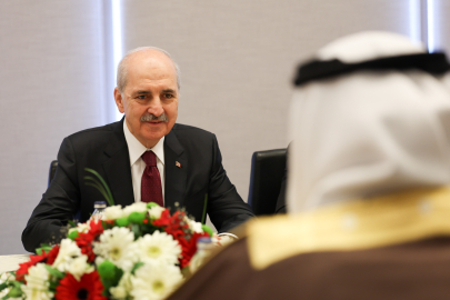 TBMM Başkanı Kurtulmuş, BAE Federal Ulusal Konseyi Başkanı Ghobash ile görüştü