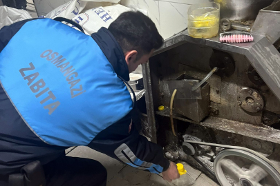 Osmangazi'den merdiven altı imalathaneye baskın