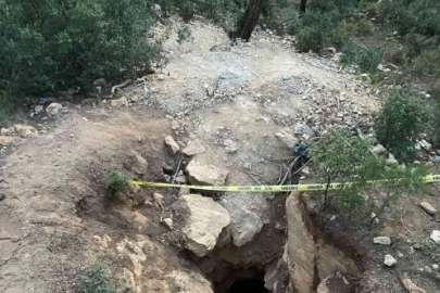 Define ararken canından oldu