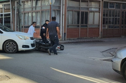 Bursa'da motosiklet kazasında sürücüsü yaralandı