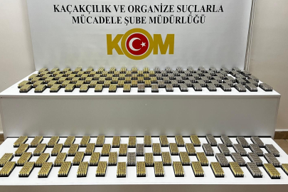 Av bayiinde 8 bin 500 adet kayıt dışı tabanca fişeği ele geçirildi