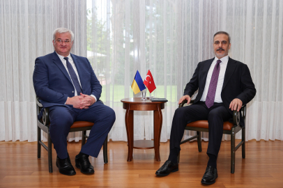 Dışişleri Bakanı Fidan, Ukraynalı mevkidaşı Sibiha ile bir araya geldi