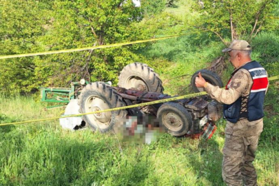 Traktörün altında kalan sürücü hayatını kaybetti