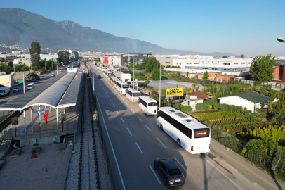 BURULAŞ eylemine karşı Kestel Belediyesi'nden ücretsiz servis hizmeti