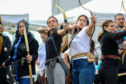 Bursa'da okçular nefes kesti