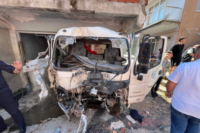 Belediye çalışanları faciadan döndü