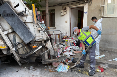 Çöp ev temizlendi, yedi yıllık kabus son buldu