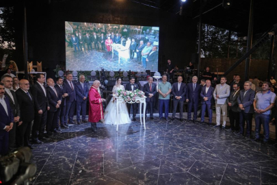 Bursa'da siyaset ve iş dünyasını buluşturan düğün