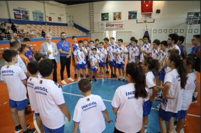 İnegöl'de yaz spor  okullarında  büyük coşku