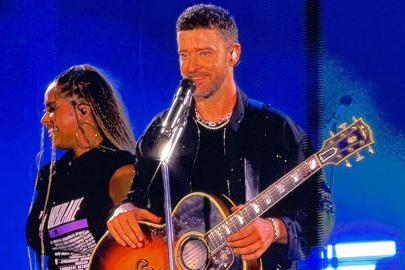 Dünyaca ünlü şarkıcı Justin Timberlake İstanbul’da konser verdi