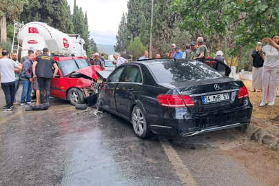 Bursa'da feci kaza:  1 ölü, 4 yaralı