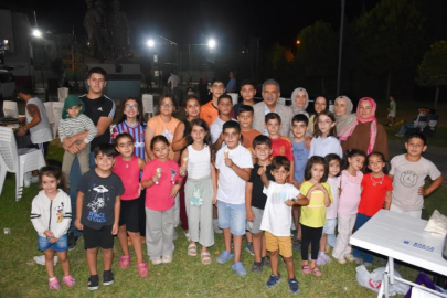 Gemlik’te Çocuklara Açık Hava Sinema Keyfi