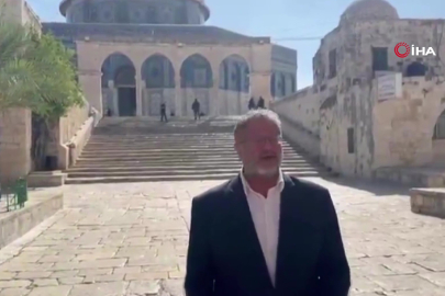 İsrailli aşırı sağcı Bakan Ben-Gvir, Mescid-i Aksa'ya baskın düzenledi