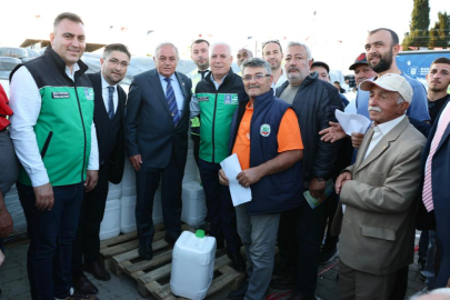 Bursa Büyükşehir'in 'sıvı gübresi'ne çiftçiden tam not