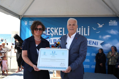 Bursa'nın 4. mavi bayrak gururu
