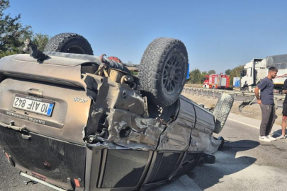 Balıkesir-Bursa kara yolunda trafik kazası: 2 yaralı