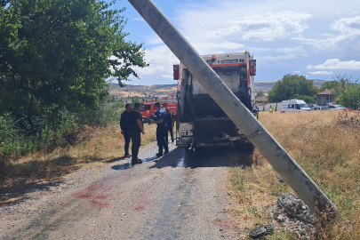 Çöp kamyonunun geri manevrası faciaya yol açtı