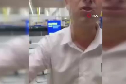 Köpeği ile markete alınmayan vatandaş isyan etti