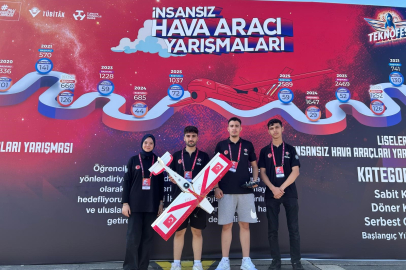 Bursa ekibi insansız hava yarışında 6.oldu