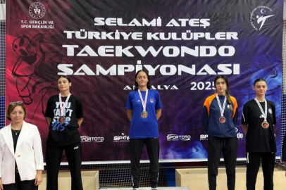 Osmangazili taekwondocudan bronz madalya