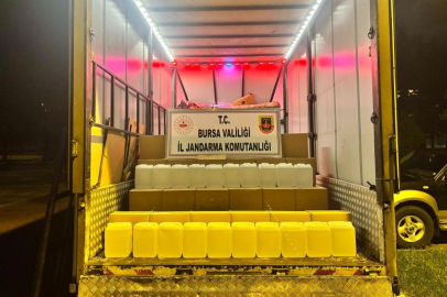 İznik’te bin litre kaçak etil alkol ele geçirildi