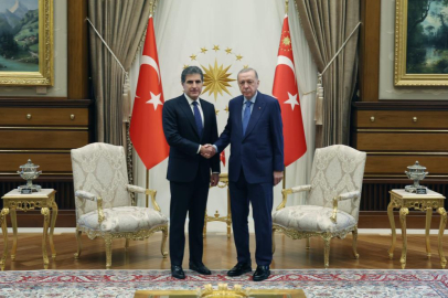 Cumhurbaşkanı Erdoğan, IKBY Başkanı Barzani’yi kabul etti