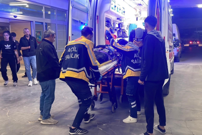 Hastane şantiyesinde bıçaklı kavga