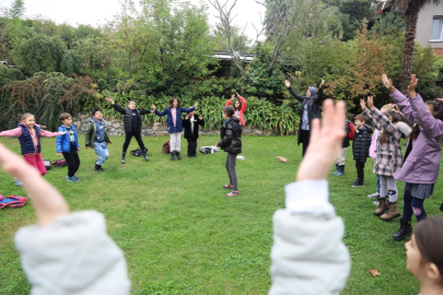 Minik kaşifler Leylek Göl Evi'nde