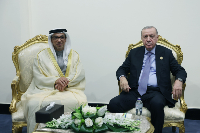 Cumhurbaşkanı Erdoğan, BAE Devlet Başkan Yardımcısı ile görüştü