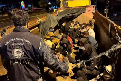 Hafriyat kamyonuyla göçmen taşıdı, tutuklandı!
