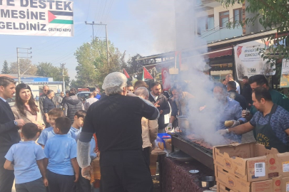 Bursa'nın Çeltik Mahallesinden Gazze’ye destek