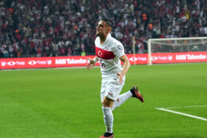 Yunus Akgün, milli formayla 3. gol sevincini yaşadı