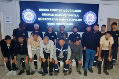 Bursa’da kaçak göçmen operasyonu