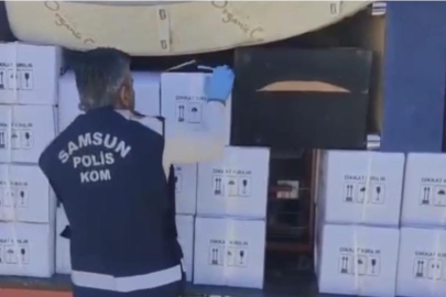 Samsun’da sahte içki operasyonu: 445 litre etil alkol ele geçirildi