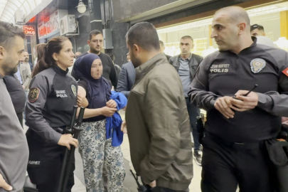 Kadının sahte altın oyunu kapalı çarşıda bozuldu