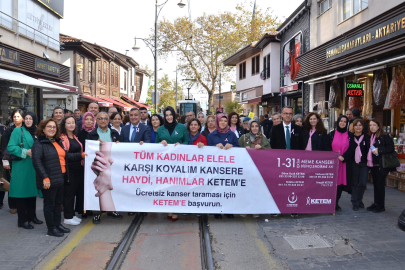 Bursa surlarında ‘Meme kanseri' farkındalığı