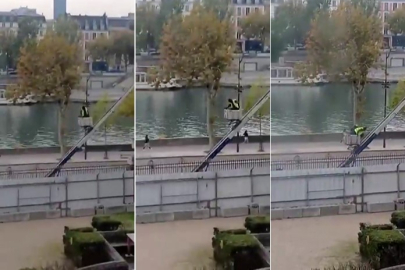 Louvre Müzesi'ndeki hırsızlık ve soyguncularının kaçma anı ortaya çıktı