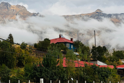Türkiye-Irak sınırında kartpostallık manzara