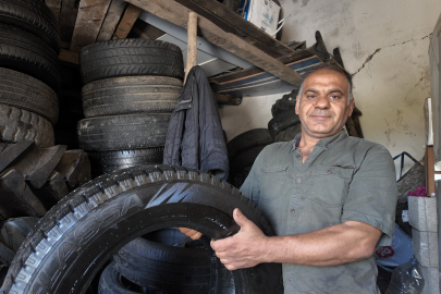 15 yaşında başladı, 35 yıldır araç lastiği ile yatıp kalkıyor