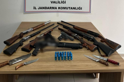 Düğün ve eğlencelerde havaya ateş açan şahıslara yönelik operasyon