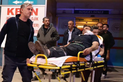 Kömürleri indirirken yüzüne demir saplandı